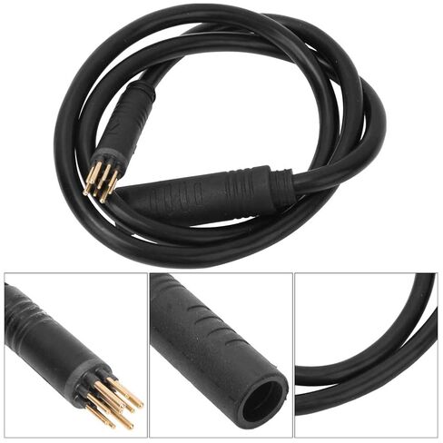 9 Pin E-Bike Motor Extension Cable, Female to Male Wheel Motor Extension Cable, Waterproof Electric Bike Wire, 1.5x600mm E-Bike Cable Conversion Kit for Marine Boats, Trucks, Caravan in Kuwait