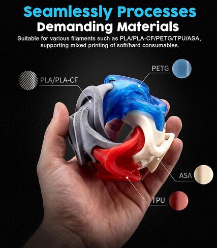 ACOCO 4Pcs Hardened Steel Nozzles for Kobra X Combo, 0.2/0.4/0.6/0.8mm Quick Swap Hotend Extruder Part with 4pcs Silicone Socks & 2pcs Brushes, 350℃ Heat Resistance Nozzle Kit for Anycubic 3D Printer in Kuwait