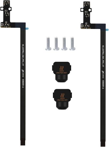 2 PK for Bambu Lab A1/A1 mini Filament Sensor Hall Board Sensor Replacement & Silicone Sock,Extruder Feeding Detection Clog Jam Runout Ribbon Cable FPC 3D Printer Accessories in Kuwait