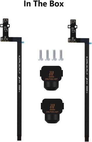 2 PK for Bambu Lab A1/A1 mini Filament Sensor Hall Board Sensor Replacement & Silicone Sock,Extruder Feeding Detection Clog Jam Runout Ribbon Cable FPC 3D Printer Accessories in Kuwait