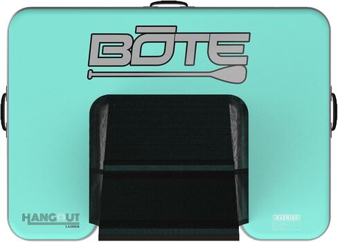 سلم عائم من BOTE Hangout Dock لحوض السباحة والشاطئ والبحيرة والقوارب والقوارب العائمة للبالغين، صديق للحيوانات الأليفة مع حقيبة حمل شبكية للسفر، يتضمن موصلات وصلة الرصيف in Kuwait