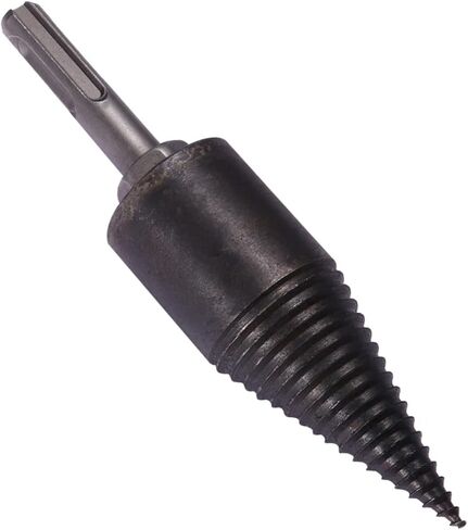 Wood Splitting Drill Bit with Triangle Handle 5.51In Anti-Skid Groove Firewood Chopping Tool for Household Efficient Wood Splitting in Saudi Arabia