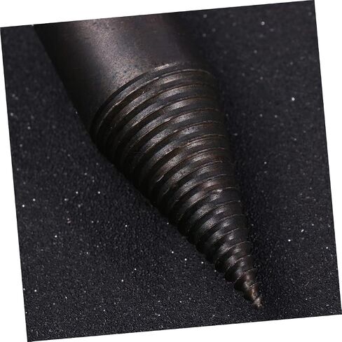 Wood Splitting Drill Bit with Triangle Handle 5.51In Anti-Skid Groove Firewood Chopping Tool for Household Efficient Wood Splitting in Saudi Arabia