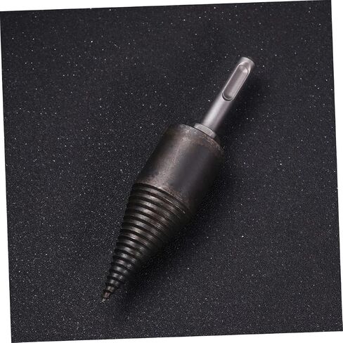 Wood Splitting Drill Bit with Triangle Handle 5.51In Anti-Skid Groove Firewood Chopping Tool for Household Efficient Wood Splitting in Saudi Arabia