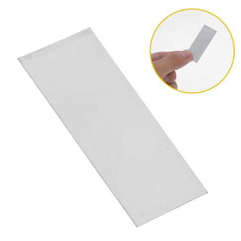 Zinc Electroplating Plates Silver Zinc Anode Sheets 10pcs for Electroplating Experiments and Fruit Battery Making for Laboratory Professionals and Students in Saudi Arabia