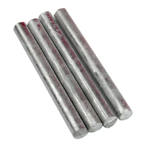 Zinc Rod High Purity 99.5% Zinc Metal Rod Zn Anode Round Bar for Electroplating/Marine 3-30mm(20x300mm 1pc) in Saudi Arabia