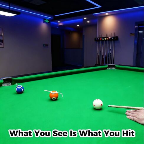 Precision Pool Shot Aiming Aid - 4-Piece Set | Billiards Training Aids for 2-1/4 Inch Balls, Improve Your Game for Billiards Players in Saudi Arabia