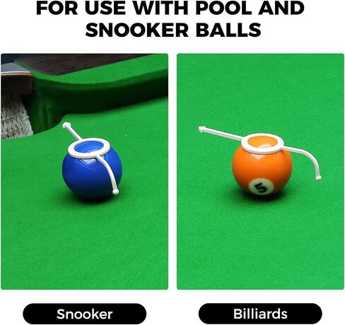 Precision Pool Shot Aiming Aid - 4-Piece Set | Billiards Training Aids for 2-1/4 Inch Balls, Improve Your Game for Billiards Players in Saudi Arabia