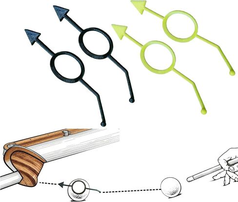 4 Pcs Billiards Aiming Trainers A Practical Tool for Billiards Aiming Practice Billiards Accessories for Improving Cue Ball Striking and Aiming Accuracy in Saudi Arabia