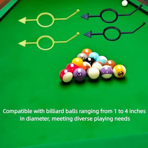 4 Pcs Billiards Aiming Trainers A Practical Tool for Billiards Aiming Practice Billiards Accessories for Improving Cue Ball Striking and Aiming Accuracy in Saudi Arabia