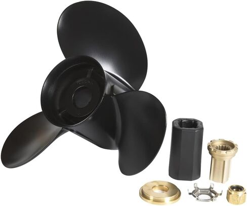 14 1/4 x 21 Aluminum Boat Outboard Propeller 135-300HP, 48-832832A45, 15 Spline Tooth RH, Compatible with Mercury 135HP 150HP 175HP 200HP 220HP 225HP 250HP 275HP 300HP in Kuwait