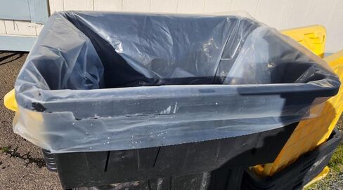 Tote Bin Liners 48" x 36" 3 mil Clear (50 Bags per Roll) in Kuwait