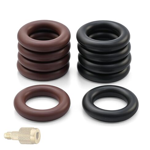 14Pack 19037 O-Ring Seals, Hose Gasket Set Compatible with Yellow Jacket SealRight 19109 19209 1/4" Quick Couplers, HVAC Refrigeration Fittings and Schrader-Type Port Gaskets in Kuwait