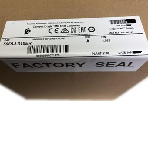 5069-L310ER PLC وحدة 5069L310ER 5380 وحدة تحكم 1 ميجابايت Enet Motion PLC وحدة مختومة في صندوق ضمان لمدة سنة واحدة in Kuwait