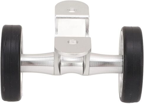 CHICIRIS Bicycle Mudguard Easywheel Rollers, Double Wheel with Steel Bearing Structure for Folding Bike, 38.5mm Diameter 10mm Width (Gold) in Kuwait