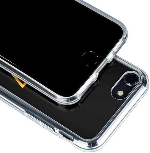 حافظة هاتف Skinit الشفافة متوافقة مع iPhone SE (الجيل الثاني والثالث) - تصميم خلفية سوداء مرخص رسميًا من NFL Washington Commanders in Kuwait