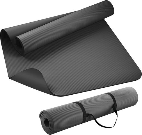 KEEP Extra Thick NBR Yoga Mat for Women & Men, 10mm Thick, 72"x32" Large Exercise Mat with Non-Slip Workout Mat for Yoga, Pilates, Stretching, Meditation – Wide & Cushioned Fitness Mat in Kuwait