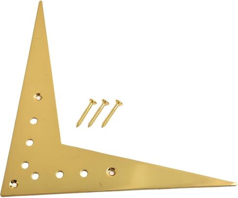 Metal Construction V Type Tailpiece Bridge for 6 String Electric Guitars Excellent Compatibility and Fit (Gold) in Kuwait