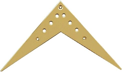 Metal Construction V Type Tailpiece Bridge for 6 String Electric Guitars Excellent Compatibility and Fit (Gold) in Kuwait