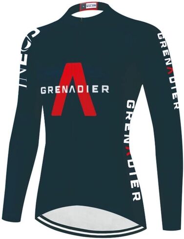 Women's Cycling Jersey Long Sleeve Tops Bike Shirts Biking Clothing Bicycle Jacket with Pockets in Kuwait