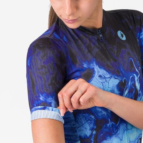 CASTELLI، قميص Cosmic Vortex - للنساء، متعدد الألوان، أزرق بنفسجي، L in Kuwait