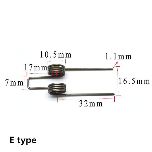 Torsion Spring, 2Pcs Wire Diameter 1-3mm Spring Steel Double Torsion for Large Garbage can in Saudi Arabia