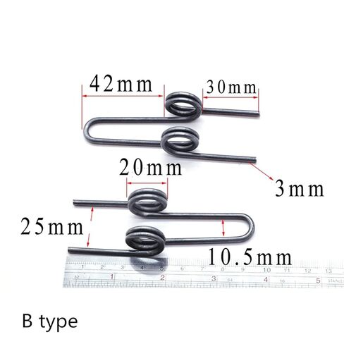 Torsion Spring, 2Pcs Wire Diameter 1-3mm Spring Steel Double Torsion for Large Garbage Can in Saudi Arabia