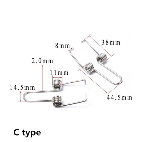 Torsion Spring, 2Pcs Wire Diameter 1-3mm Spring Steel Double Torsion for Large Garbage Can in Saudi Arabia