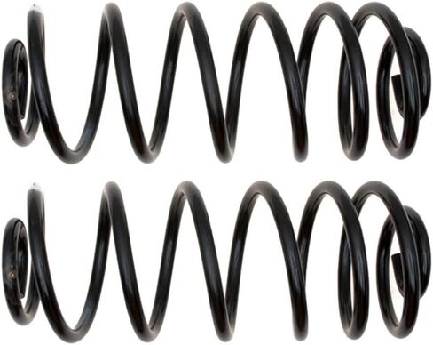 2pcs Suspension Coil Spring Set Assembly Front Rear Side Black Steel for Chevy for Malibu 2.2L 2007 & 3.5L 2004-2008 236-0841 in Kuwait