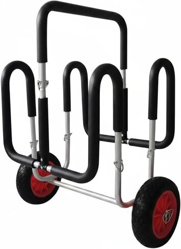 Paddle Board Trolley Portable Paddle Board Cart Aluminum Alloy Surfboard Carrier Cart Sports, Beach in Kuwait