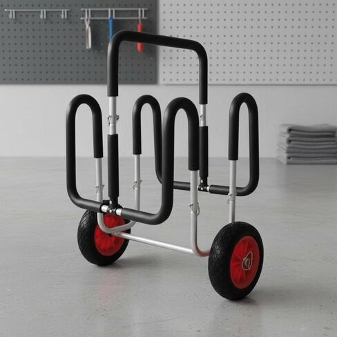 Paddle Board Trolley Portable Paddle Board Cart Aluminum Alloy Surfboard Carrier Cart Sports, Beach in Kuwait