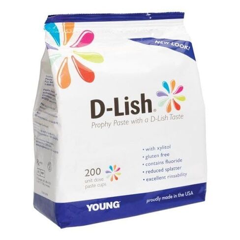 Young Dental 310020 D-Lish Prophy Paste Key Lime Coarse 200/Pk in Kuwait