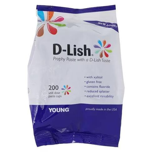 Young Dental 310020 D-Lish Prophy Paste Key Lime Coarse 200/Pk in Kuwait