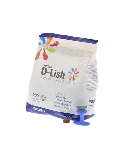 Young Dental 310020 D-Lish Prophy Paste Key Lime Coarse 200/Pk in Kuwait