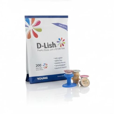 Young Dental 301020 D-Lish Prophy معجون القرفة الخشنة جرعة وحدة أكواب 200/Bx in Kuwait