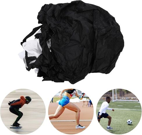 Drfeify Running Parachute Speed ​​Training، مظلة من قماش أكسفورد مع حزام خصر قابل للتعديل للتدريب على تسريع الطاقة in Kuwait