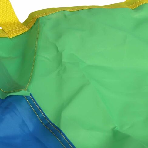 HERCHR Play Parachute Kids، لعبة قوس قزح للعب المظلة مع مقابض، لعبة خيمة ملعب للأطفال، اللعب التعاوني للجمباز وأنشطة الملعب في الهواء الطلق in Kuwait