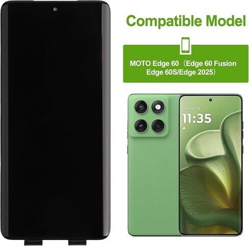 AMOLED Display Compatible with Moto Edge 60(Edge 60 Fusion/Edge 60S/Edge 2025) LCD Display Touch Screen Digitizer Assembly with Repair Tools in Kuwait