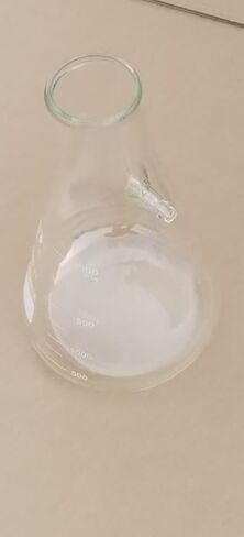 Lab Glass Erlenmeyer قارورة تصفية فراغ قارورة تصفية 1000 مل - 2000 مل (2000 مل) in Kuwait