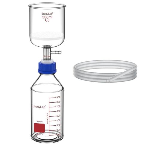 Buchner Funnel Suction Filtration Apparatus Bundle with Silicone Tubing (3 Feet) - stonylab Bundle in Kuwait