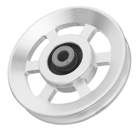 Toddmomy Aluminum Alloy Silent Cable Pulley for Gym Weight Lifting Equipment, 4.13 Inch Wire Rope Pulley Attachment for Home Exercise Machines and Cable Puller Systems in Kuwait