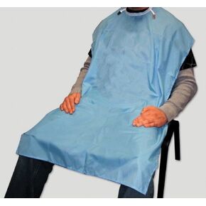 Crosstex NP4BL Plastic Patient Barrier Apron, Knee Length, 27" x 44", Blue in Kuwait