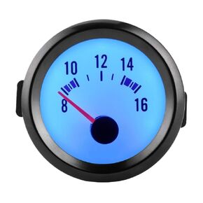 12V 2in Pointer Voltage Gauge 8‑16V Measurement Range Voltmeter Universal Automotive Interior Accessories in Kuwait