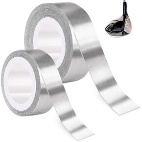 2PCS Golf Lead Tape 1/2" x 42" Roll, 1/2" x 100" Roll, 0.7g per Inch High Density Self-Adhesive Tape for Swing Weight Adjustment on Clubs, Tennis & Pickleball Paddles in Saudi Arabia