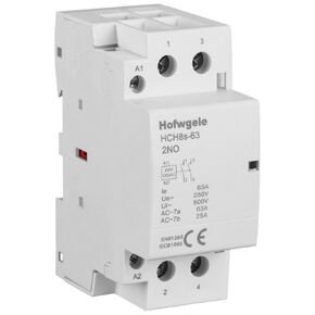 HCH8s-63 قواطع تيار مستمر 24 فولت ملف 63A 2NO 2 القطب التحكم في الدائرة العالمية قواطع وحدات أوتوماتيكية التحكم في الدائرة المنزلية Din السكك الحديدية جبل 2 القطب 24 فولت تيار مستمر لفائف قواطع in Kuwait