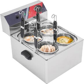 Stainless Steel Commercial Noodle Cooker, Electric Pasta Machine,Desktop Pasta Maker,With Basket, For Restaurants & Home Use in Kuwait