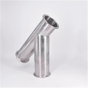 76mm Pipe OD 3" Tri Clamp Oblique Y Shaped 3 Way SUS 304 Stainless Fitting Spliter Beer Wine Plumbing Fittings in Kuwait