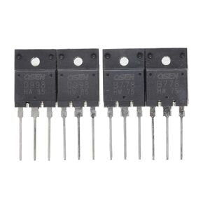 2 زوج B778 (2SB778 KTB778) + D998 (2SD998 KTD998) NPN PNP سيليكون الطاقة الترانزستور TO-3PF 120V 10A 100W hFE:80-160 in Kuwait