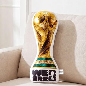 سحر حقيبة الظهر لكأس العالم MESUCA FIFA 2026، 4.7 بوصة قلادة الكأس المحشوة بالقطيفة الصغيرة، تزيين حقيبة مشجعي كرة القدم، زينة تذكارية لكرة القدم مرخصة رسميًا لمحبي الأطفال والكبار in Kuwait