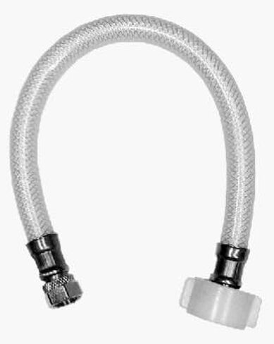 Krixis Toilet Connector, Reinforced Poly Vinyl, 3/8 Compressionx7/8 Ballcockx16 In. - 723 in Saudi Arabia